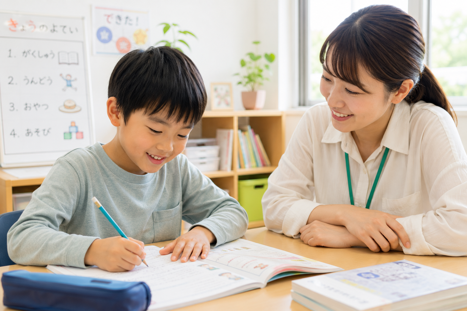 学習サポートの様子