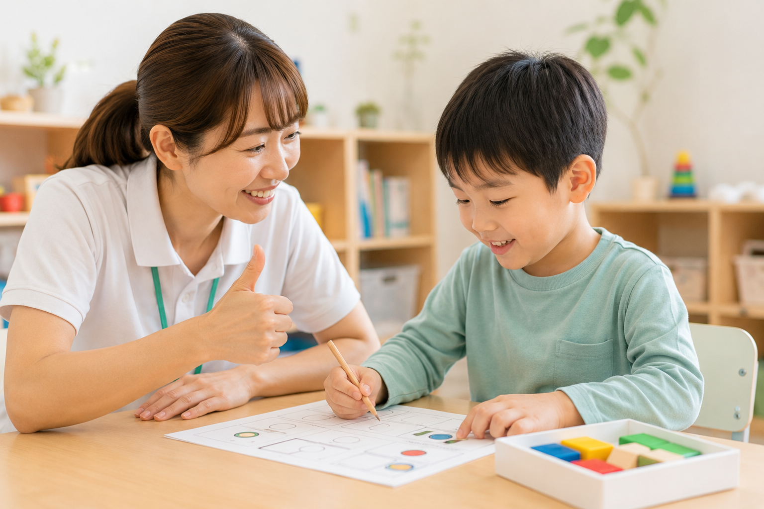個別療育の様子
